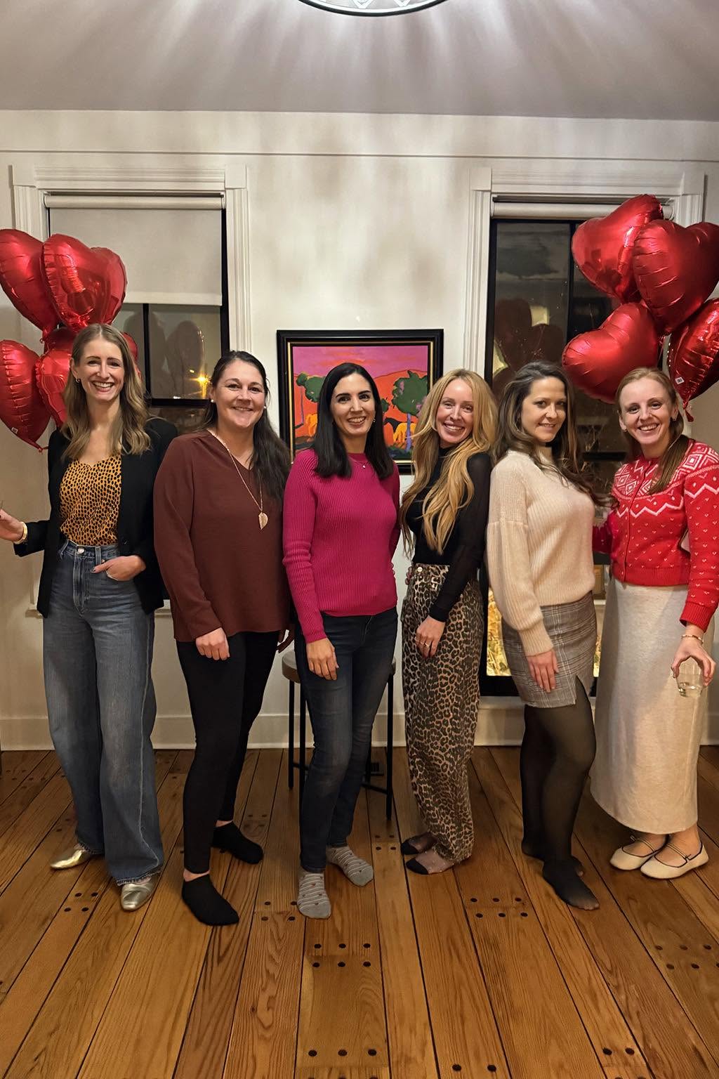 Village Moms Exec Committee β from left: Brittany, Karen, Laia, Stephanie, Angela, and Carla